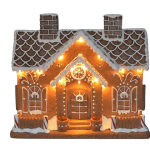 Condor Gingerbread hus med LED-lys 25x13,5x21 cm