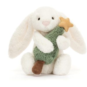 Jellycat Bashful Kanin Med Juletræ 18 cm