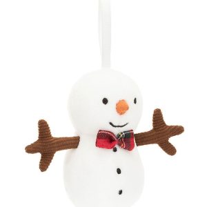 Jellycat Julepynt - 15x6 cm - Festive Folly Snowman