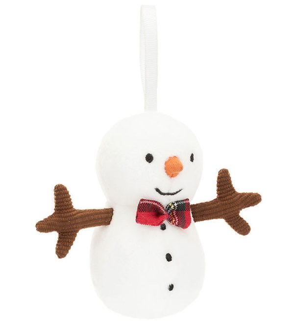 Jellycat Julepynt - 15x6 cm - Festive Folly Snowman