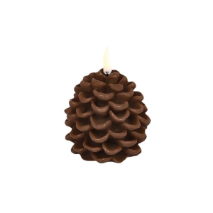 LED grankogle lys, Brown - 7x7 cm