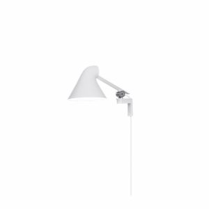 Louis Poulsen NJP Væglampe White 10W LED 3000K Kort Arm