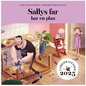 Forlaget Carlsen Sallys far har en plan - Familiekalender 2025