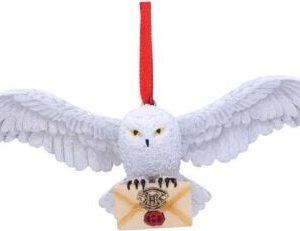 Harry Potter Julepynt - Hedwig Med Brev - 7,5 Cm