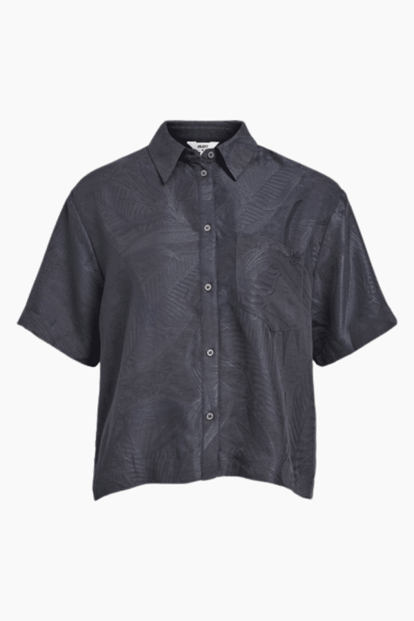 Objhannima S/S Shirt 132 - Black - Object - Sort M