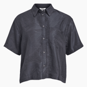 Objhannima S/S Shirt 132 - Black - Object - Sort S