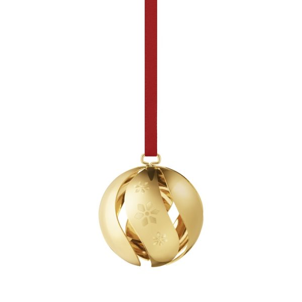 Georg Jensen Julekugle guld 2024