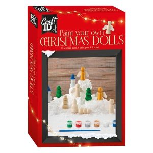 Grafix Paint your own Wooden Christmas Figures 12pcs.