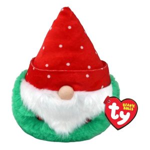 Ty Teeny Puffies Christmas Gnome Topsy 10cm