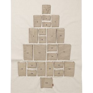 Ferm Living Julekalender - Pine - Maxi - Natural