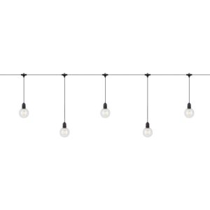 GARDEN 24 DECO Lyskæde 10L Ekstra sort/klar