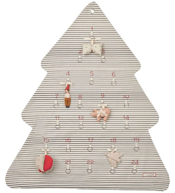 Liewood Kalender - Natalie Christmas - Stripes Sandy/Classic Nav