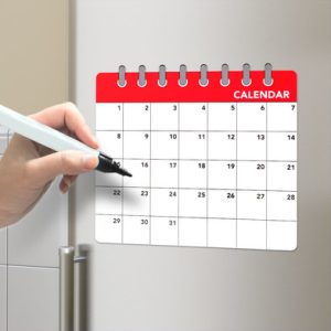 Magnetisk køleskabs kalender