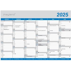 Mayland Kontorkalender Klassisk A5 2025