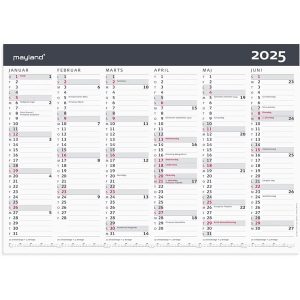 Mayland Kontorkalender Moderne A3 2025