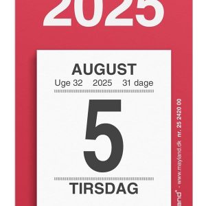 Mayland Lille afrivningskalender m/bagsidetekst 2025