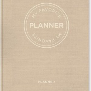 My Favorite Planner - Udateret Kalender Bog - Lys Sand