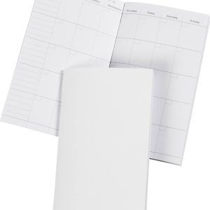 Notesbog Med Kalender - Str. 9,5x16,6 Cm - Hvid