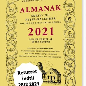 Universitetets Almanak Skriv- Og Rejsekalender 2021 - Københavns Universitet - Bog