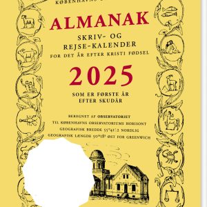 Universitetets Almanak Skriv- Og Rejsekalender 2025 - Københavns Universitet - Bog