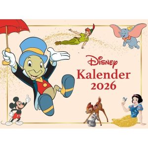 Disney - Bordkalender 2026 - Årbog - hardcover