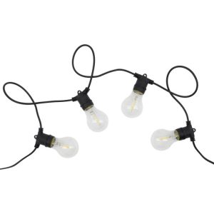 House Doctor Light, lyskæde 8,5m, sort