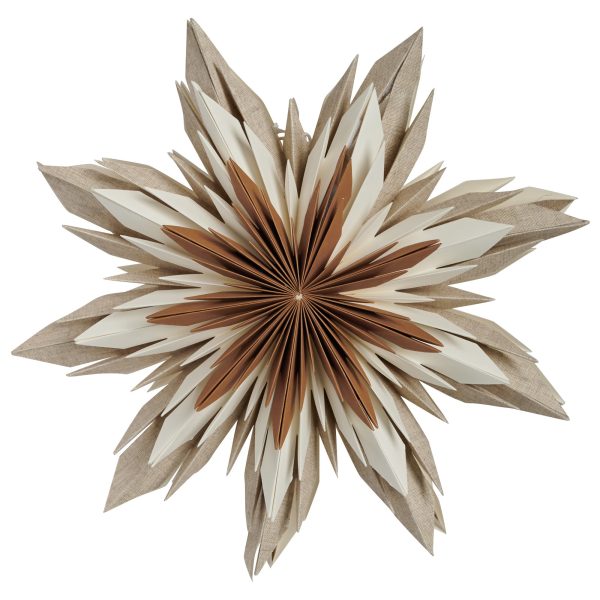 Marta julestjerne, 44 cm, brun