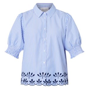 Sisters Point - Skjorte - ISOLA-SS3 - Stripe/Navy