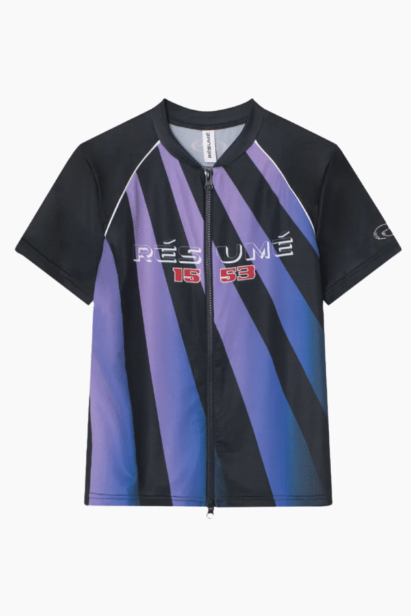 FatimaRS Tee - Navy - Résumé - Mønstret M