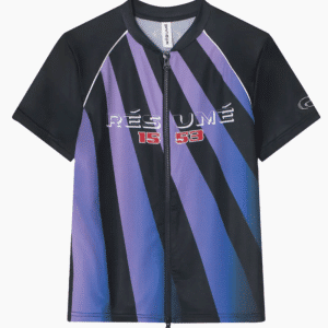 FatimaRS Tee - Navy - Résumé - Mønstret XS