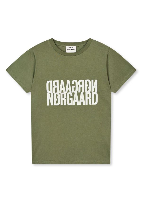 Mads Nørgaard - T-shirt - Single Organic Trenda P Tee - Four Leaf Clover
