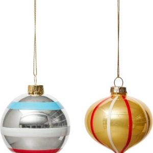 Oyoy Living Design - Vintage Julekugler I Glas - 2 Stk. - No. 2