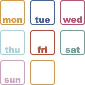 Roommates Decor - Wallstickers - Uge Kalender - Whiteboard