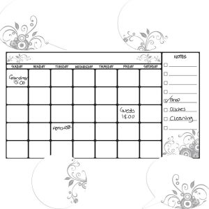 Roommates Decor - Wallstickers - Whiteboard Kalender