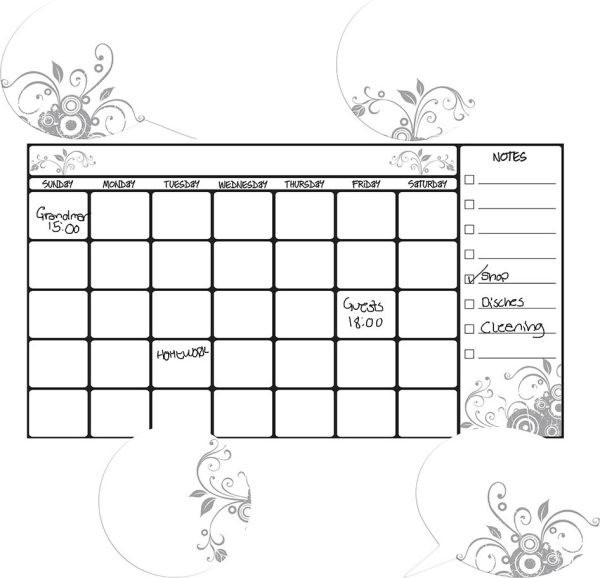 Roommates Decor - Wallstickers - Whiteboard Kalender