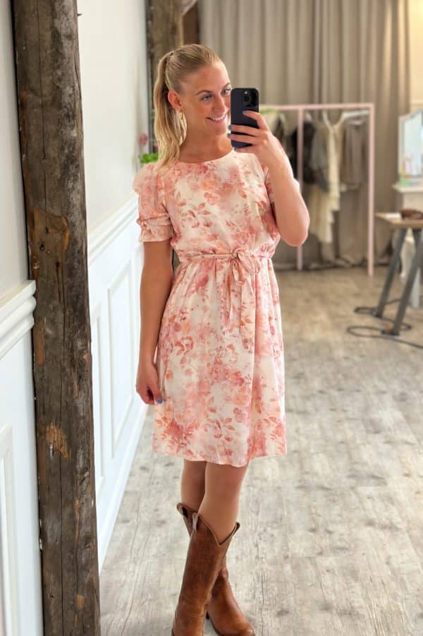 Sisters Point - Kjole - Noki-DR.SS1 - Light Coral Flower