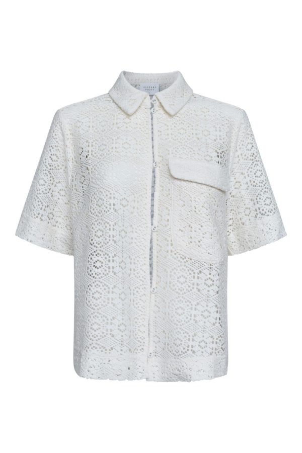 Sisters Point - Skjorte - Elsia-SH.SS - Cream
