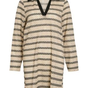 Visalia L/S Lace kjole - Tigers Eye