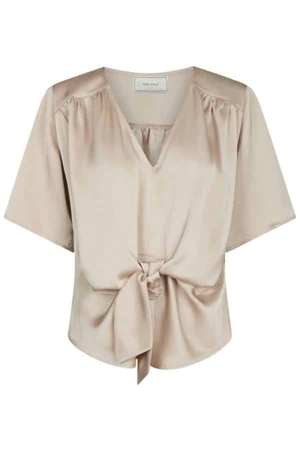 Neo Noir - Bluse - Casadia Heavy Sateen Blouse - Champagne