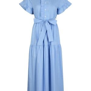 Neo Noir - Kjole - Nellie Stripe Dress - Light Blue
