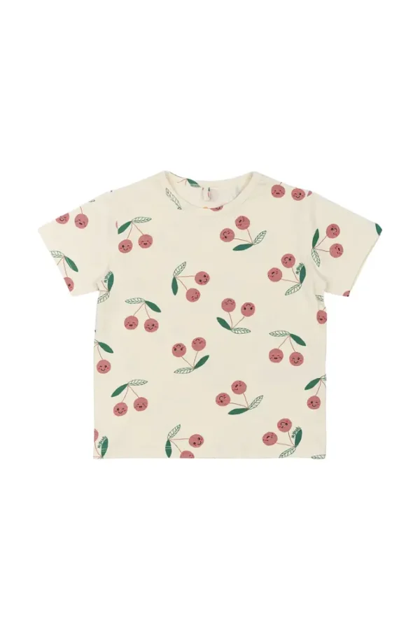 Olivia T-shirt - White swan - 80