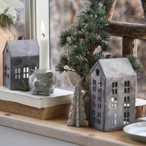 Stillenat - Keramik juletræ H10cm - Ib Laursen